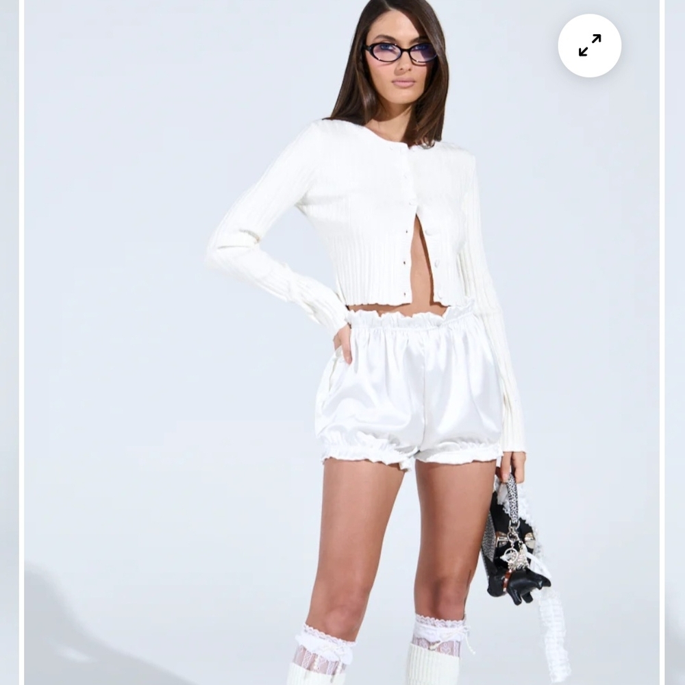 NWT Akira White Bloomer Women's Shorts